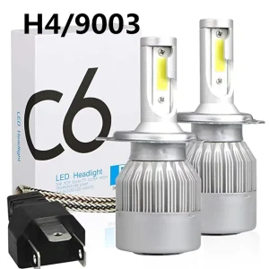 Super Bright C6 Car Lights 880 H1 H3 9005 9006 H11 Auto Car LED Headlights Bulbs