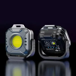 Super Bright COB Work Light Rechargeable Portable Flashlight LED Camping Lamp Foldable Dimming Emergency Car Repairing Workshop