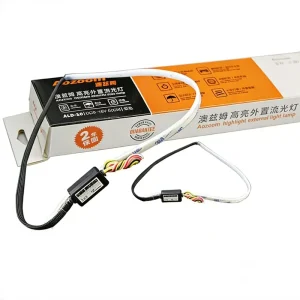 Super Bright Flexible LED Light Strip Auto Sequential Turn Signal Eyebrow Lamp Universal External LED Daytime Running