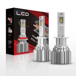 Super Bright G10 LED Headlight Bulbs H1 H3 H4 H7 9005 Fanless Halogen Size With 6000LM 20W for LED Headlight Lighting