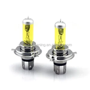 Super Bright H4 Halogen Yellow Light 12V 55/60W Car Headlight Halogen Xenon Bulb