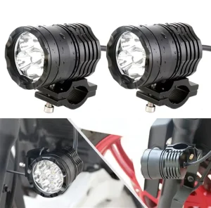 Super Bright IP68 Waterproof 60W LED Motorcycle Headlights Aluminum Alloy Construction Universal Fitment for Motorcycles