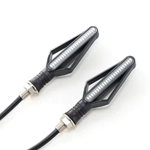 Super Bright LED Turn Signal Light Universal Motorcycle LED Dynamic Yellow LED Indicators Light Motorbike Tail Lamps