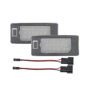 Super Bright Mini Auto License Plate Light Waterproof E4 Approved Canbus Car Number Plate Lights for BMW for E88 E82 F22 F45