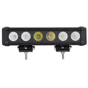 Super Bright Spot 11.5inch 60W 4800 Lumens 10 30VDC LED Driving Light Bar White Driving Beam Single Row for Offroad