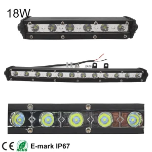 Super Bright Spot Flood Combo Slim 12V 8.8 Inch 18W Bar LED Lighting UTV LED Light Bar Road 4×4 4WD LED Off Road Light Bars