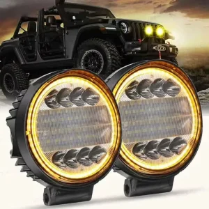 Super Bright Spot LED Work Light 4inch Off Road Light for Car 4WD Truck Tractor Boat Trailer 4×4