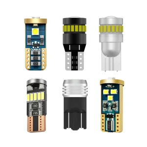 Super Bright T10 LED Bulb 5W 12-18V AC 400LM Aviation Aluminum for Universal Car Retrofit