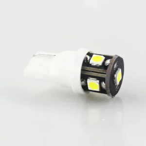 Super Bright T10 W5W CANBUS LED Bulb With 5SMD 3030 LED Chips 2.2W 250LM 12V for 194 Car Map Interior License Plate Dome Light