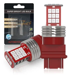 Super Bright T20 3157 LED Bulb Reverse Light LED Strobe Brake Lights Bulbs 7443 LED Bulbs Canbus for Universal Car Model