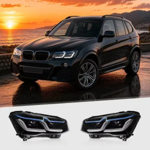 Super Bright White Auto Headlamps for BMW X3 F25 6000K 12V ABS Sealed Unit Plug+Play Installation