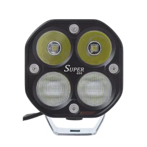 Super Bright Yellow 3 Inch 10-30V Universal Car SUV Truck BUS ATV UTV LED Work Head Fog Combo Driving Light
