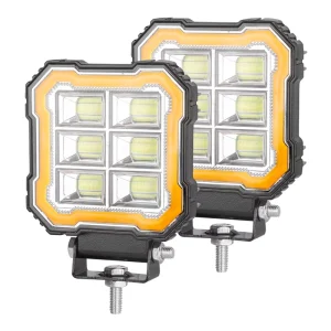 Super Waterproof LED Work Lights High Brightness Car and Motorcycle Headlights for Driving