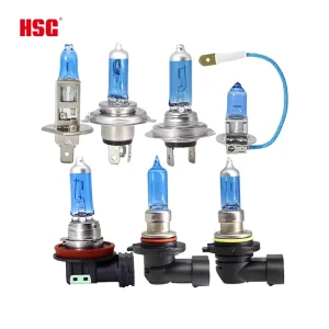 Super White 12V 60 55W H4 Blue Glass Halogen Bulb