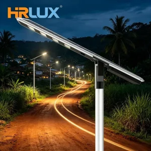 Supplier Custom OEM 100W 25W 30W All in one Solar Street Light IP66 Aluminium Chassis Outdoor Village Road Lamp