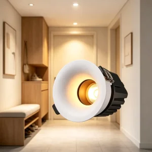 Surface mounted Aluminum Dimming Spotlight Ultra Thin Design Narrow Beam Angle 8 10 15 Tea Room Ambient Light CRI90 50000 Hours