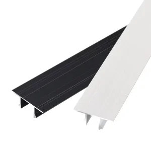 Suspended Ceiling Trim Strip Shadow Gap Profile T U shaped Channels Aluminum Alloy Gypsum Board Edge Trim Gloss Finish Snap in