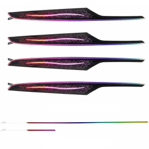 Symphony Piano Black Panel Ambient Light Decorations Trims Suitable for BMW X1 F48 16 22 & X2 F39 18 23 Auto Interior Lighting