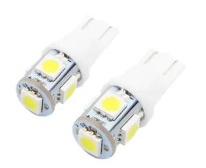 T10 12V 5SMD 5050 LED Bulb W5W License Plate Light Map Dome Courtesy Light Interior Car Lighting