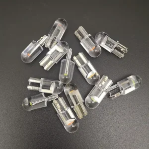 T10 12V Indicator Light License Plate Light COB Highlight W5W Headlight Light Motorcycle Car Tail Bulb 0.36W 55LM