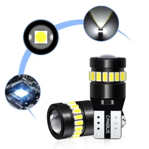 T10 194 W5W 18SMD 3014 Canbus LED Bulbs Auto Interior Light White 168 Car Led Lights Lamp Red Yellow Blue White T10 LED Bulb