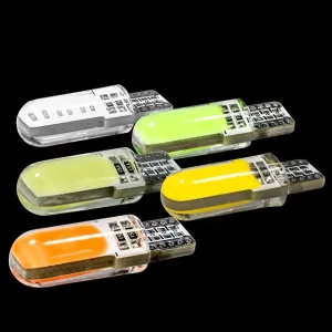 T10 194 W5W LED Car Light White Silicon Interior COB 12SMD New Condition for License Plate or Number Plate Lighting