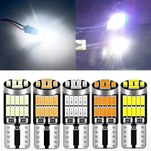 T10 26SMDLED Wedge Bulbs 12V Multi Color Auto Interior Parking Dome Reading Lamp Replacement Parts