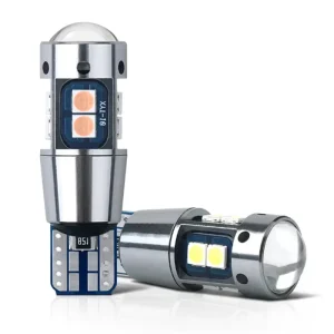 T10 3030 10SMD LED License Plate Light 12V 6000K Color Temperature Canbus Decoding High Reading Acura Interior