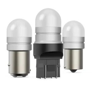 T10 3030 4SMD 12V DC LED Side Turn Signal License Plate Bulbs for Car Brake Lights Universal Fitment