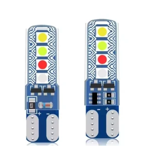 T10 3030 8SMD Strobe LED Bulb W5W 194 168 LED Bulb Side Marker Dome Reading Light Flash Car Led Lights