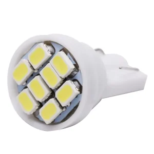 T10 4 in 1 SMD LED Light Bulb 1210 3528 194 168 W5W for Car Wedge License Plate Indicator Clearance Lamp 12V New Condition