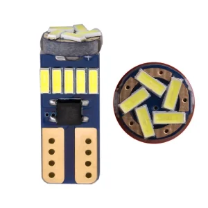 T10 4014 15SMD Infinite Width Indicator Lamp 5W 6000K Aluminium 12V for Reading License Plate Other Car Light
