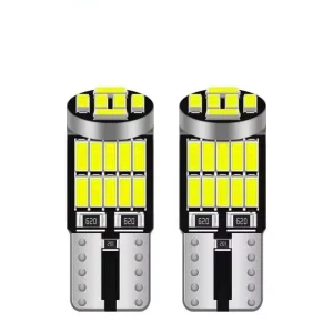 T10 4014 26SMD LED License Plate Light 5W 12V Car Reading Light Bulb Small W5W Indicator Light