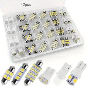 T10 5050 White LED Light Bulb Kit for E53 E60 E90 Interior Trunk Lamps Universal Fit Made in China