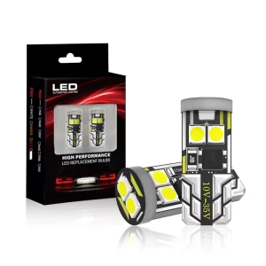 T10 CANBUS LED Bulbs W5W 194 With 3030 LED Chips 3.5W 350LM Error Free 12V 24V for Car Interior Dome License Lights