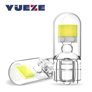 T10 COB LED 12V W5W Car Interior Dome Reading Bulb White LED Width Light 6000K License Plate Reading Indicator Parking Lamp