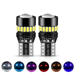 T10 Canbus LED Bulb 3014 18SMD with Lens Car Side Marker Light Reading Light License Plate Light 12V