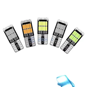 T10 Canbus LED Bulbs W5W 168 194 Signal Dome Reading License Plate Lights 12V 5000 8000K 5W 1 Year Warranty