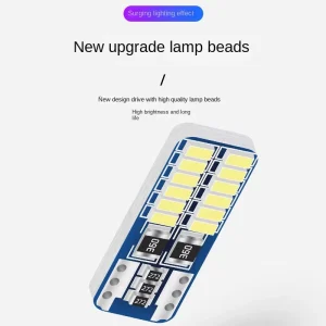 T10 Car Indicator Light 24SMD LED Reading License Plate Small Light Modified Car Highlight