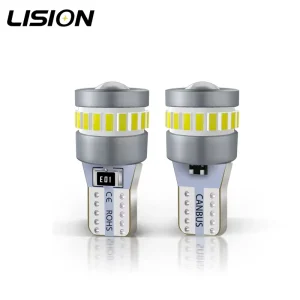 T10 Car LED License Plate Light 3014 4300K Warm White 168 Car Led DC12V C5W Auto LED Light Bulb Non-Polarity