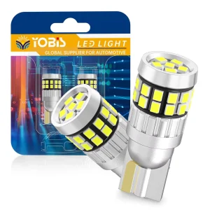 T10 LED Bulb 12V 24V 48V 60V W5W 168 175 30SMD Chip White 6000K Car Dome Door Map Dash Courtesy License Plate Light