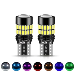 T10 LED Bulb 34SMD with Built-in Lens Canbus Universal Car Position Light Door Courtesy Light License Plate Replacement Light