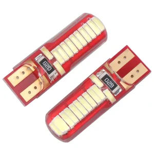 T10 LED Bulb 4014 24SMD Silicone Canbus Multi-Color Reading Light Map Light LED Bulb