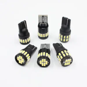 T10 LED Car Light W5W 501 194 168 C5W Bulb Error Free Canbus 12V 4014 LED Auto Interior Lights for BMW Vios