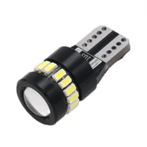 T10 LED City Lamp Auto Position Lights 3014 18SMD Canbus LED Light With Projector Lens Car 12V W5W 194 168 Led License Lamp