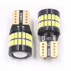 T10 LED Light Bulbs 6000K White Amber W5W T10 Canbus Error Free Dome Map Door Courtesy License Plate Dash Instrument