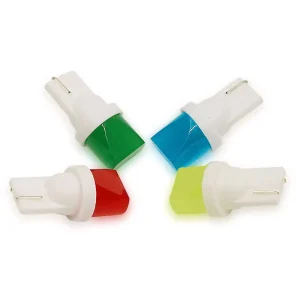 T10 LED Parking Bulb Auto Wed Clearance Interior Lamp COB 194 168 T10 Light Green Red for DC 12V 24V Car Interior Lamp