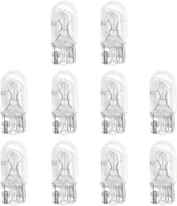 T10 W5W 12V 5W Halogen Bulbs 2700K High Lumen Quartz Glass for 194 168 Automotive Lighting