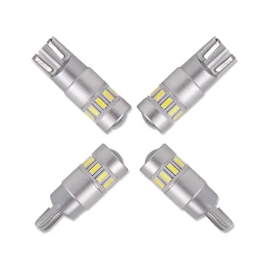 T10 Width Indicator Light 6V-30V 6000K White Light 12 LED Beads License Plate Light for Car Reading Light Trunk Taillights