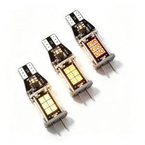 T15 3030 24SMD 5 Face LED Reverse Light Bulb 6000K White Canbus Error Free T15 921 W16W Auto Backup Parking Lamp